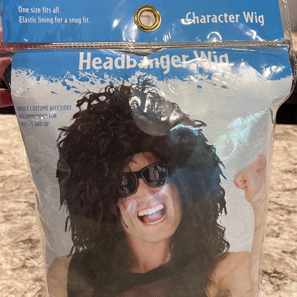 Headbanger Adult Character Wig